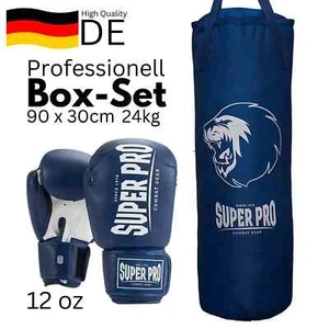 Boxsack Super Pro Boxing Set Blau - Bild 1 von 1