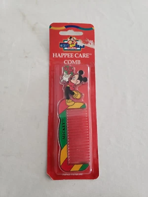MICKEY DISNEY Happee Care Mickey For Kids Comb Mickey  NEW NIP FLOWERS - Image 1 of 4