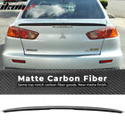Fits 08-15 Mitsubishi Lancer EVO-X MR Style Trunk Spoiler - Matte Carbon Fiber
