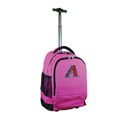 Arizona Diamondbacks Premium Wheeled Backpack in Pink - Image 1 of 4