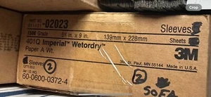 NEW 3M™ Wetordry™ Abrasive Sheet 401Q, 02023, 1500, 5 1/2 in x 9 in - Picture 1 of 2
