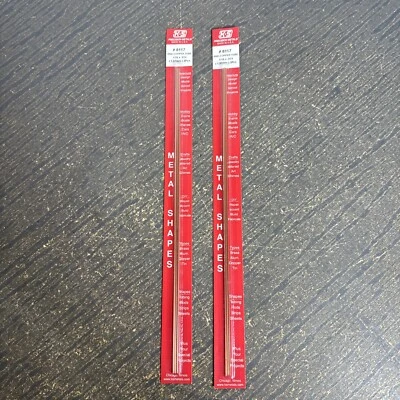 2 x K&S # 8117 Round Copper Tube 12'' L 1/16 x 0.14 ( 1.57 mm) 3 Pcs per pack - Image 1 of 4