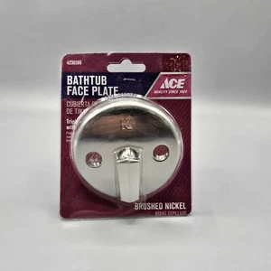 Bathtub Face Plate Brushed Nickel #4230389 - Picture 1 of 6
