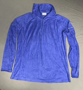 Columbia Pullover Sweater 1/4 Zipper Blue Youth XL -3436 - Picture 1 of 8