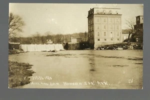 Mammoth Springs ARKANSAS RP c1920 FLOUR MILL Grist Dam River nr Hardy Salem - Picture 1 of 2