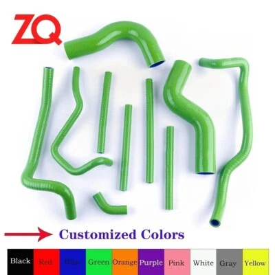 Kit de manguera de refrigerante de radiador de silicona verde Fit Subaru 92-95 WRX STI GC8 GF8 Ver1-2 Foto 1 de 4