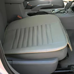PU Breathable Leather Charcoal Car Seat Cushion Cover Pad Mat Protector Pockets - Bild 1 von 9