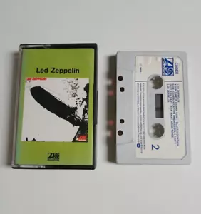 LED ZEPPELIN I SELF TITLED CASSETTE TAPE 1972 PAPER LABEL ATLANTIC - Picture 1 of 1
