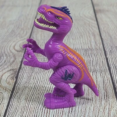 Playskool Heroes Jurassic World Dino Rumble Dinosaurio Púrpura Raptor Plástico 4.5" Foto 1 de 4