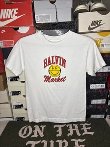 Balvin Market T-Shirt weiß Vintage einmal getragen RAR Herren Small - Bild 1 von 2
