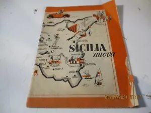 opuscolo SICILIA NUOVA di G. QUATTRIGLIO - APOLLONI ROMA anni 50 - E.R.P. - D.C. - Foto 1 di 9