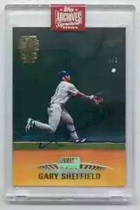 2023 Topps Archives Signature Series Gary Sheffield Autograph Auto #1/1 - Picture 1 of 2