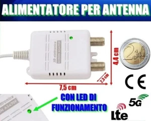 MINI ALIMENTATORE TV PER AMPLIFICATORE ANTENNA TERRESTRE 12V - 1 USCITA 470mA - Foto 1 di 1