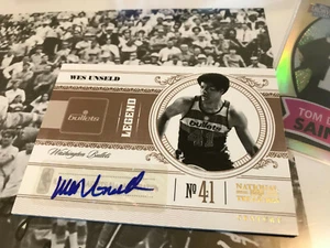 Wes Unseld signed #49/99 2010-11 autograph Playoff National Treasures #137 auto - Picture 1 of 4