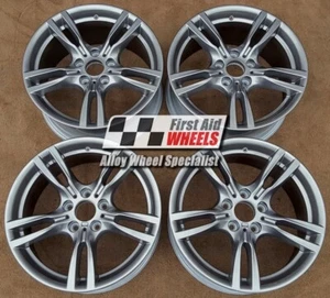 BMW 1 2 3 4 SERIES 4x 18" GENUINE STYLE 400M FERRIC GREY ALLOY WHEELS Z4 S421FG4 - Picture 1 of 2