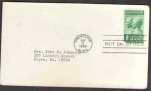 US. 1251. 5c. Dr. William James Mayo (1861-1939) & Charles Mayo. FDC. 1964 - Picture 1 of 2