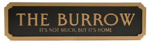 HARRY POTTER THE BURROW STREET SIGN - WB245 WIZARDS WITCHES SPELLS MAGIC WAND