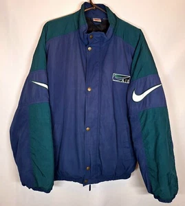 Vintage Nike Cotton Insulated Bomber Jacket, Rare , Size M/L, Embroidered Logo - Picture 1 of 8