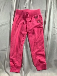 365 Kids Garanimals Jogger Pants Girls Size 5 Neon Pink French Terry NEW - Picture 1 of 5