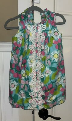 Vestido recto LILLY PULITZER para niñas sin mangas talla 4 Foto 1 de 3