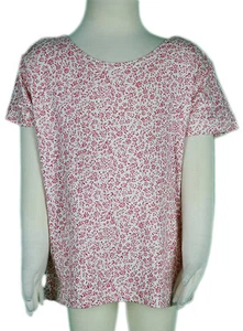 GAP KIDS Offwhite Red Floral Round Neck Short Sleeve Tee XS (3-4 yr) NEW $16.95 - Imagen 1 de 4