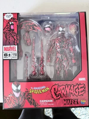 *PREORDER SLOT* MAFEX No 118 SPIDER-MAN Carnage Comic Ver - UK seller - Image 1 of 2