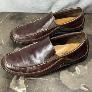 Men's Cole Haan Leather Tucker Venetian Slip-On Loafers Shoe 10M C04059 - Picture 1 of 8
