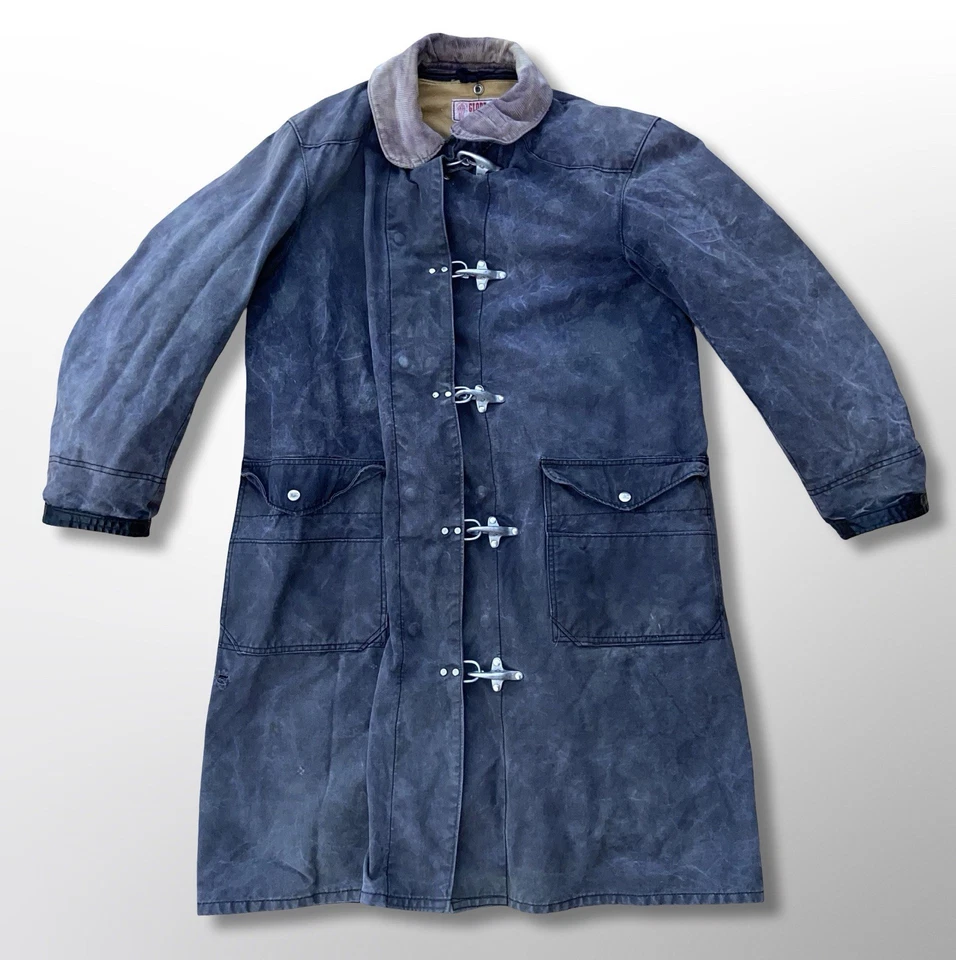 Abrigo Chaqueta Globe Mfg Co Vintage Años 60 Bombero Turnover Talla 42 Para Hombre Años 60 Verdadero Foto 1 de 4
