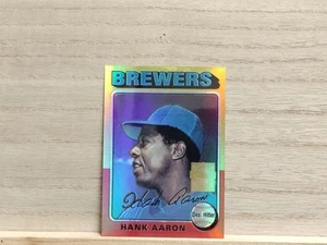 Tarjeta de béisbol 1990 Hank Aaron Topps Refactor #660 - Imagen 1 de 10