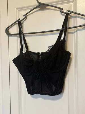 Lace Black Corset Top XS - Image 1 of 2