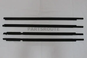 Black 4pcs Fit For Lexus GX470 OEM Front Rear Door Belt Moulding 2003-2009 - Bild 1 von 6