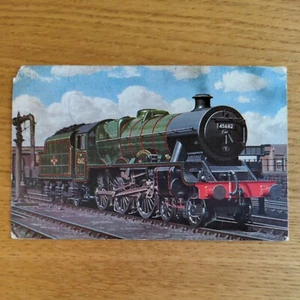 British Railways Jubilee Class 4-6-0 Steam Train Postcard S20 stamped 02/11/1962 - Picture 1 of 6