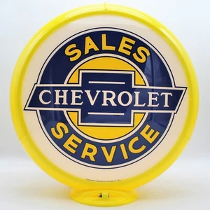 CHEVROLET SALES AND SERVICE Gas Pump Globe - SHIPS ASSEMBLED - MADE IN THE USA!! - Picture 1 of 6