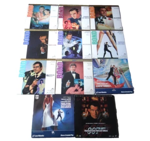 11 James Bond US Vintage Laser Disc LD Film Video CD Laserdisk Englisch Sammlung - Bild 1 von 7