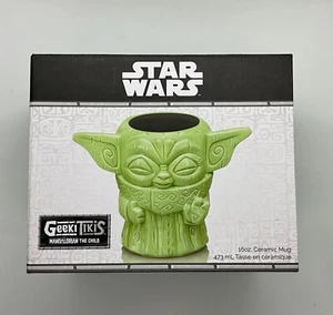 Star Wars: Mandalorian The Child Force Pose 16 Unzen Geeki Tikis Baby Yoda - Bild 1 von 3
