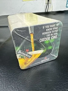 NEW Sealed Pack Of 100 Heineken Bar Beer Coasters Lot Open Your World 2011 - Picture 1 of 5