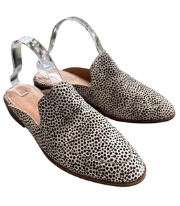 Mocasín Madewell Francis Mula Slide pelo de becerro talla 8,5 animal print de moda - Imagen 1 de 10