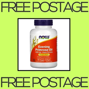 NEW NOW Foods, Evening Primrose Oil, 1,00 mg - 90 Softgels FREE SHIPPING - Picture 1 of 2