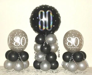 90. Geburtstag - 3er-Pack Party-Set - Tischballon Dekoration Display-Kit - Bild 1 von 1