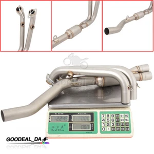 Slip On Exhaust System Front Header Pipe For CF-Moto 450SR NK450 450SS 2022-2024 - Picture 1 of 8