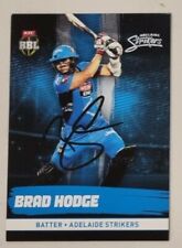 BRAD HODGE CRICKET SIGNED IN PERSON Tap n play BBL CARD GENUINE