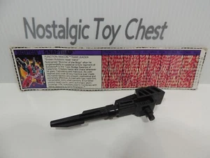 Transformers G1 Piranacon Snaptrap Gun Rifle Weapon Parts Lot vintage 1980s - Picture 1 of 3