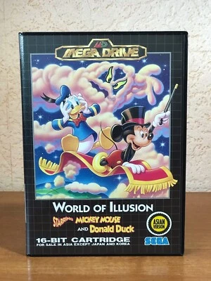 World of Illusion Starring Mickey Mouse & Donald Duck (Sega MegaDrive, 1992) NEW - Image 1 of 4