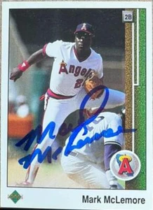 Mark McLemore Autographed 1989 Upper Deck #245 - Picture 1 of 1