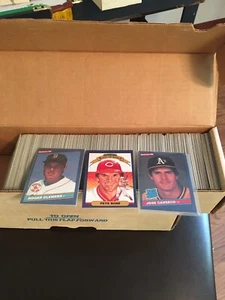 1986 Donruss Set With Hank Aaron Puzzle , King Of Kings Pete Rose Canseco RC - Picture 1 of 3