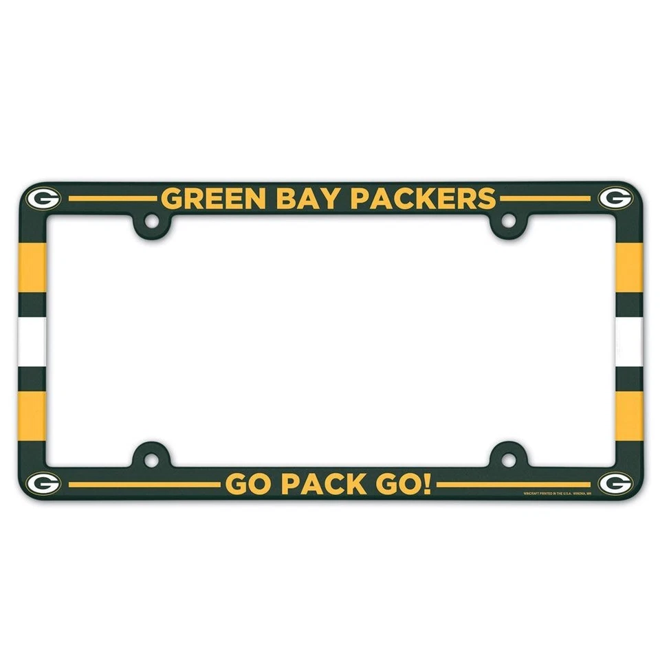 Marco de matrícula de polietileno Green Bay Pack Wincraft Go NFL Foto 1 de 1