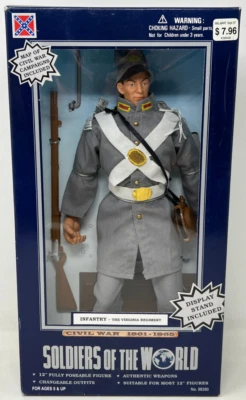Soldados del Mundo 1998 - Infantería de la Guerra Civil de Estados Unidos 1:6 - Nuevo sin abrir sellado Foto 1 de 4