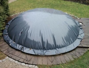 Runde aufblasbare Poolabdeckung Poolplane 1360 g/m² , - Bild 1 von 5