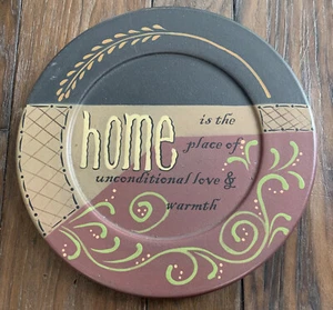 NEW Joni Martin Small Decorative Plate Home Is The Place Of Unconditional Love - Picture 1 of 2