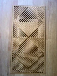 Panel de gabinete de radiador de pantalla decorativa espiga 2 pies x 4 pies 3 mm 6 mm 0007 - Imagen 1 de 13